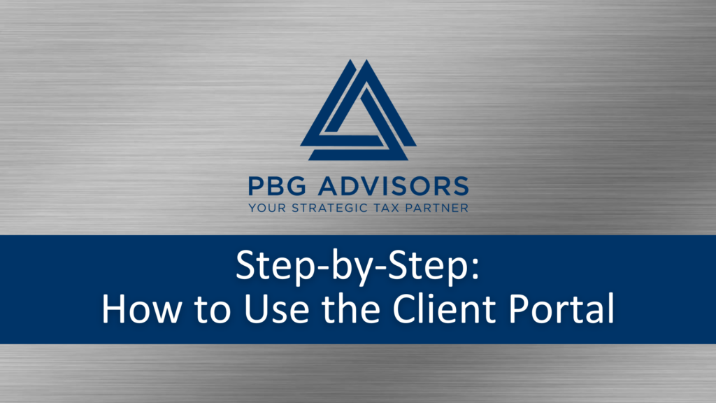 How to use the client portal