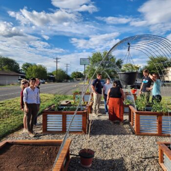 PB Advisors volunteering garden Food Bank of the Rockies