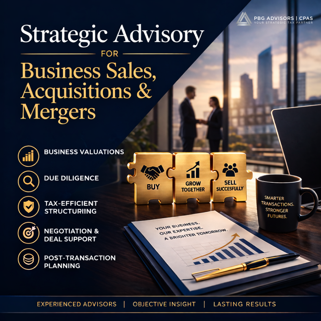 strategic advisory services for business sales, mergers, and acquisitions